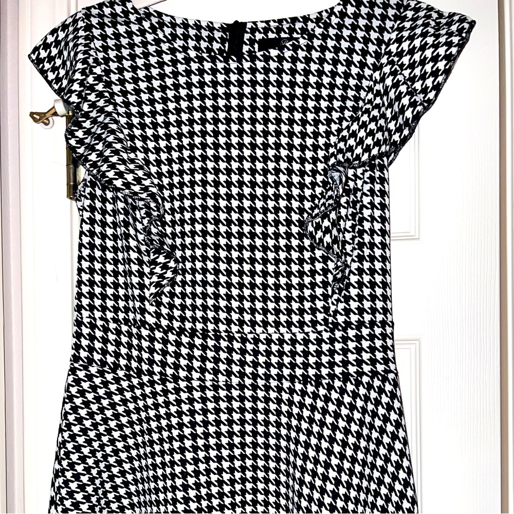 YATHON Women's Vintage Ruffle Floral Flared A Line Swing Dress